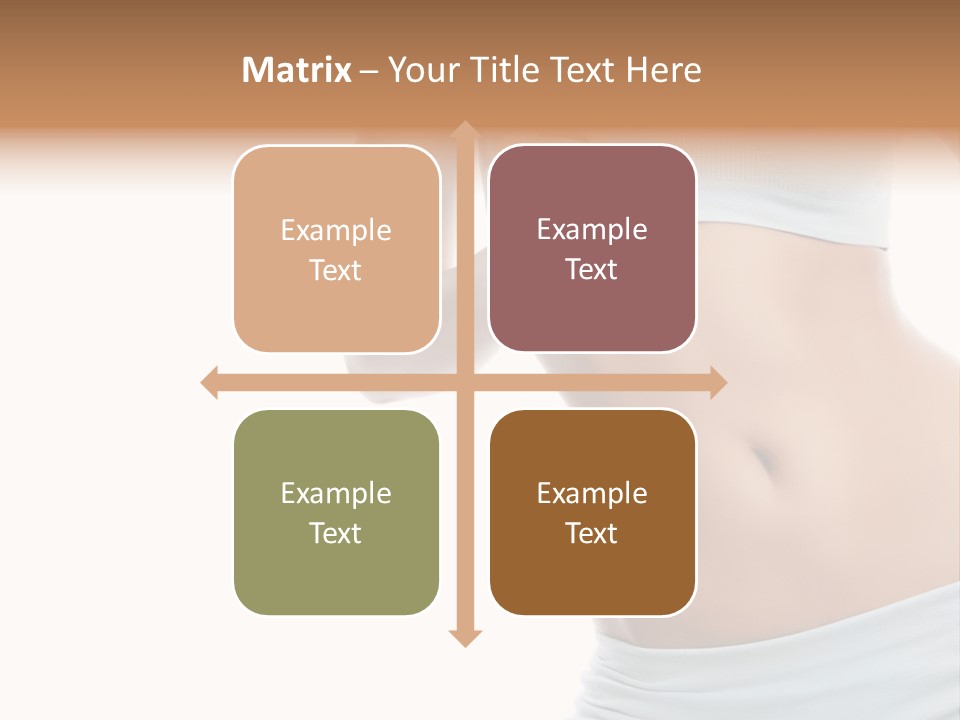 Waist Model Beauty PowerPoint Template