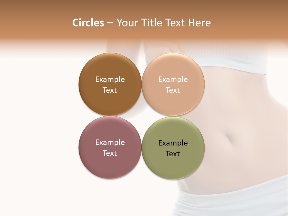 Waist Model Beauty PowerPoint Template