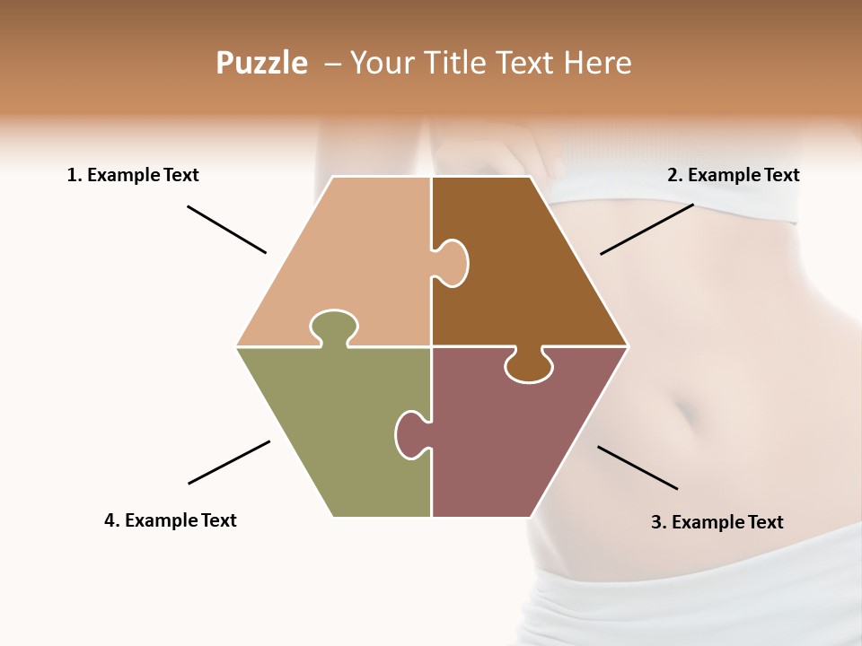 Waist Model Beauty PowerPoint Template