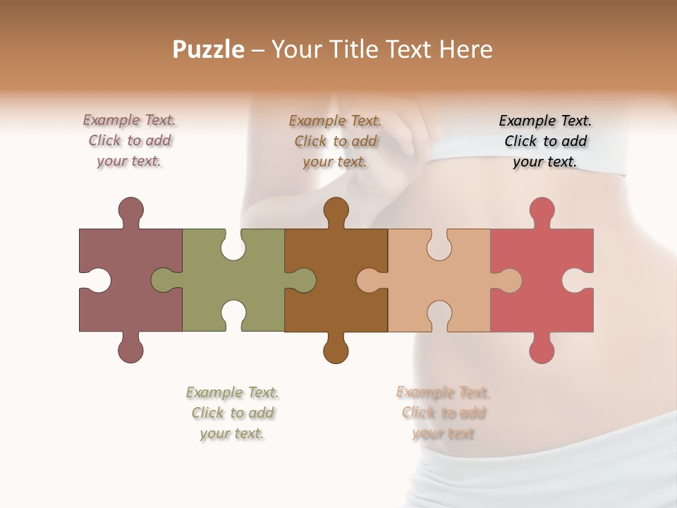 Waist Model Beauty PowerPoint Template