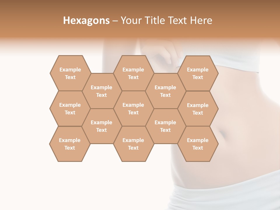 Waist Model Beauty PowerPoint Template