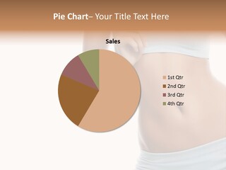 Waist Model Beauty PowerPoint Template