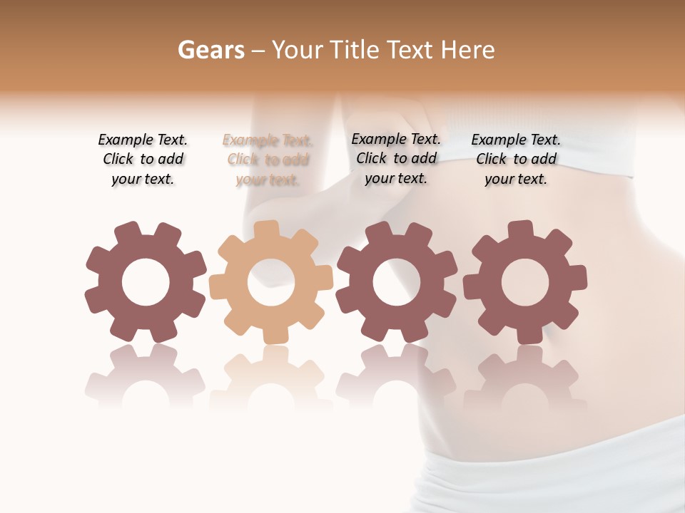 Waist Model Beauty PowerPoint Template