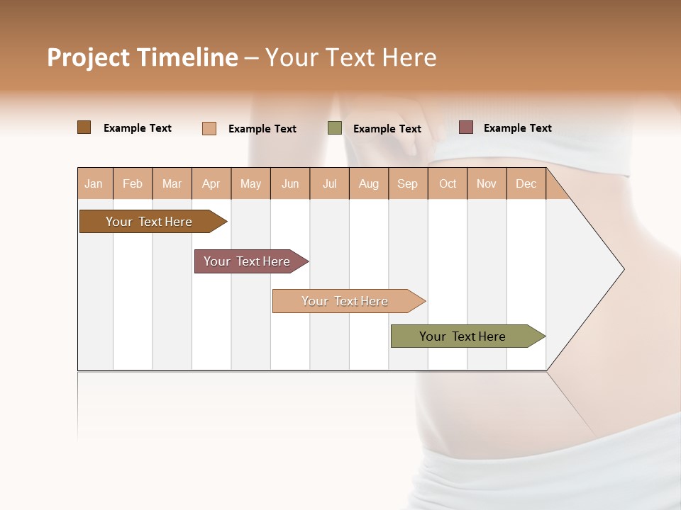 Waist Model Beauty PowerPoint Template