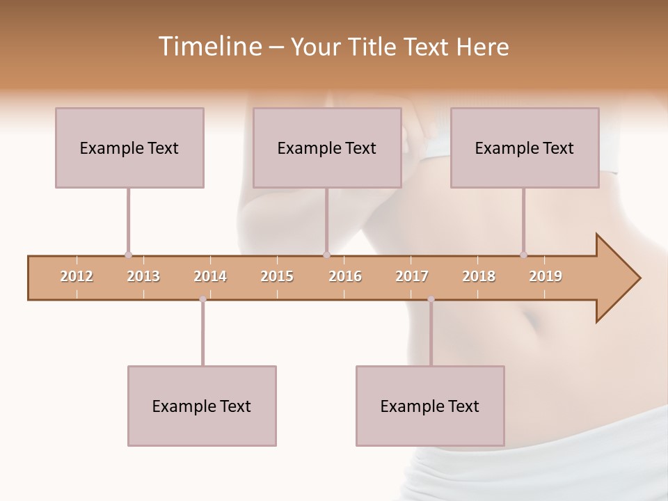 Waist Model Beauty PowerPoint Template