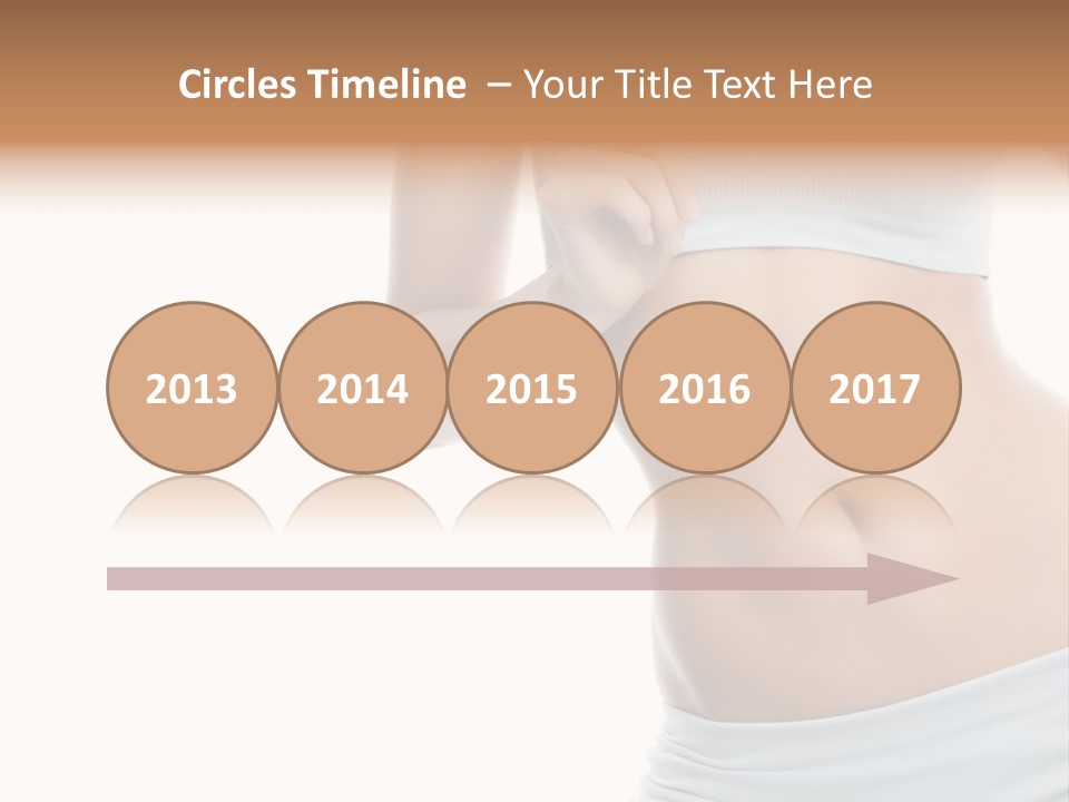 Waist Model Beauty PowerPoint Template