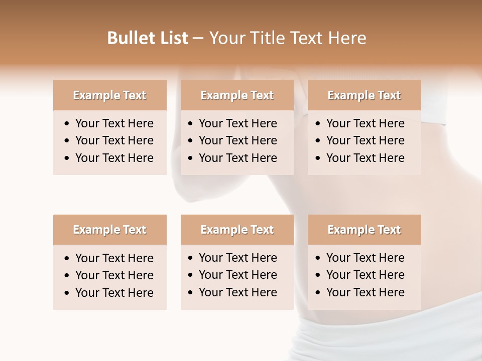 Waist Model Beauty PowerPoint Template