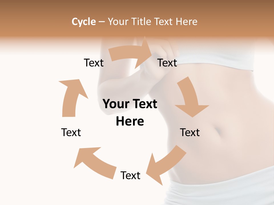 Waist Model Beauty PowerPoint Template