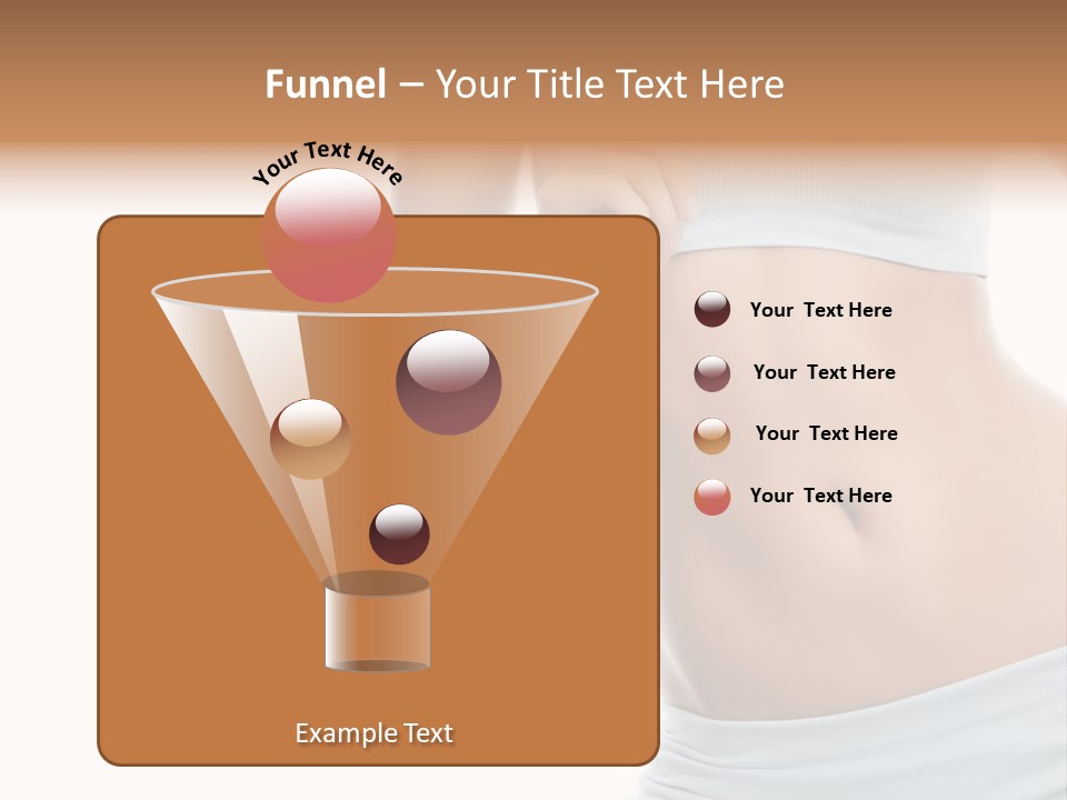 Waist Model Beauty PowerPoint Template