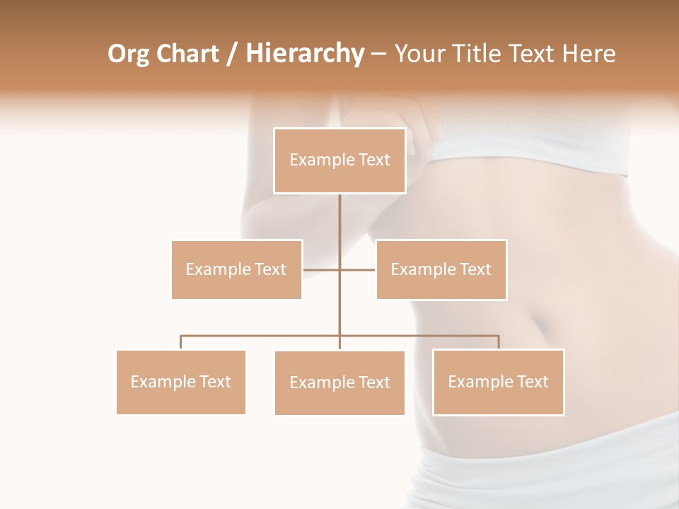 Waist Model Beauty PowerPoint Template
