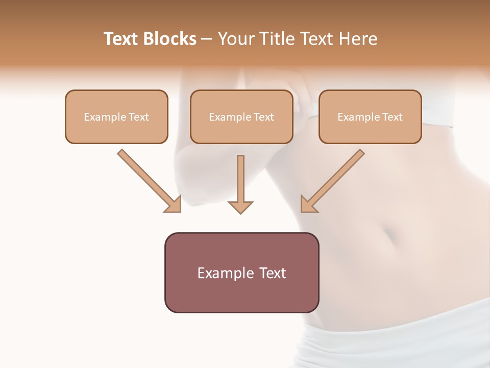 Waist Model Beauty PowerPoint Template