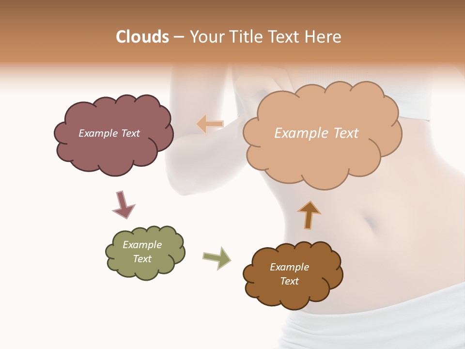 Waist Model Beauty PowerPoint Template