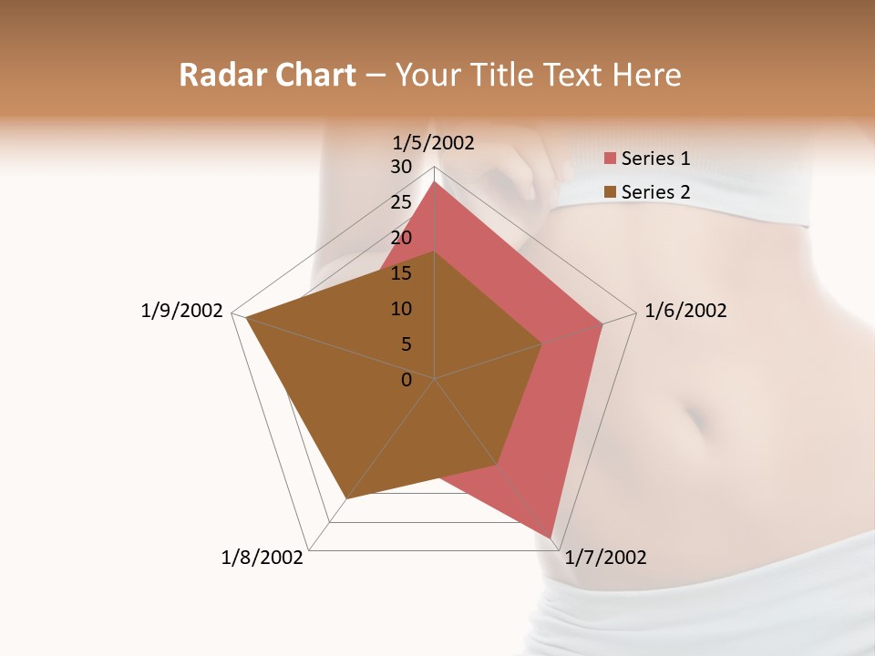 Waist Model Beauty PowerPoint Template