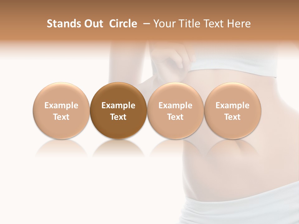 Waist Model Beauty PowerPoint Template