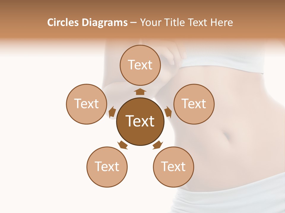 Waist Model Beauty PowerPoint Template