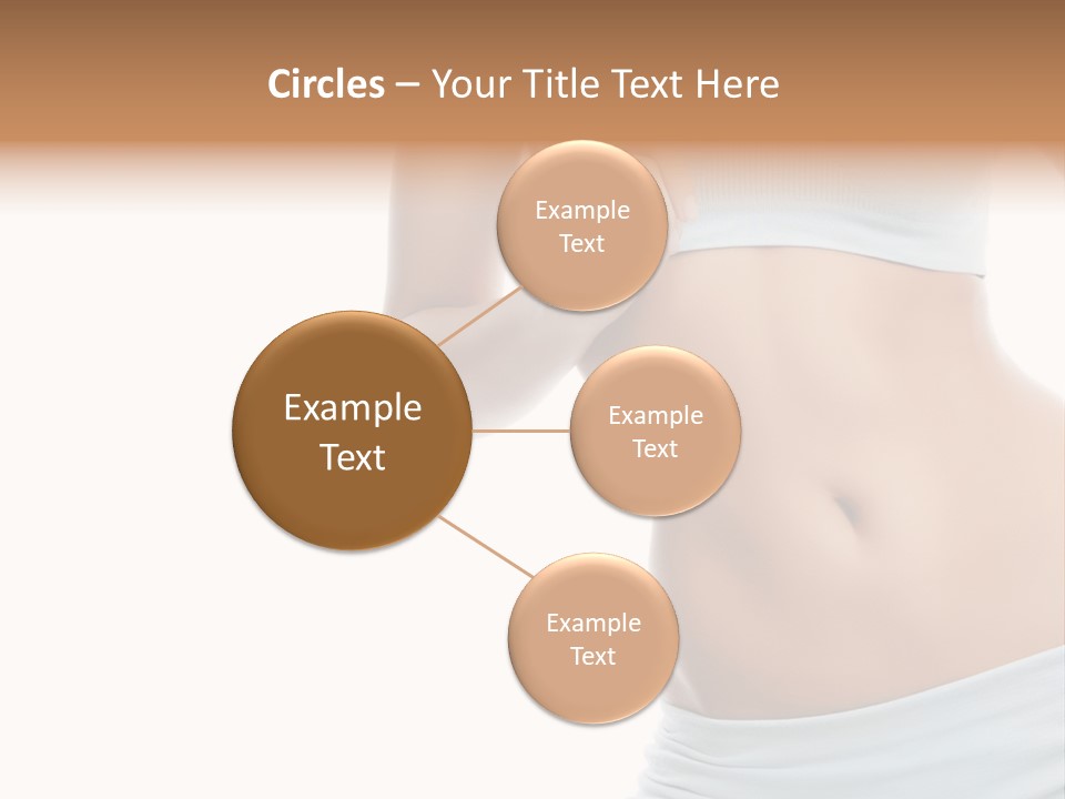 Waist Model Beauty PowerPoint Template