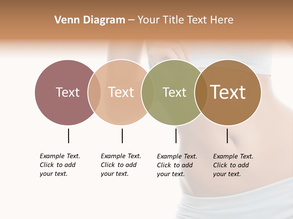 Waist Model Beauty PowerPoint Template