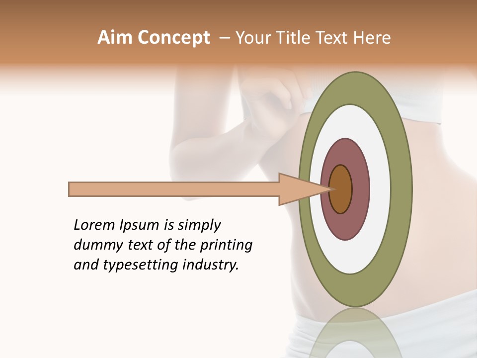 Waist Model Beauty PowerPoint Template