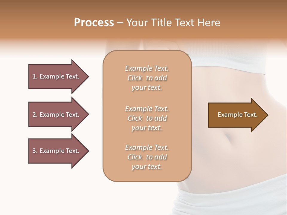 Waist Model Beauty PowerPoint Template