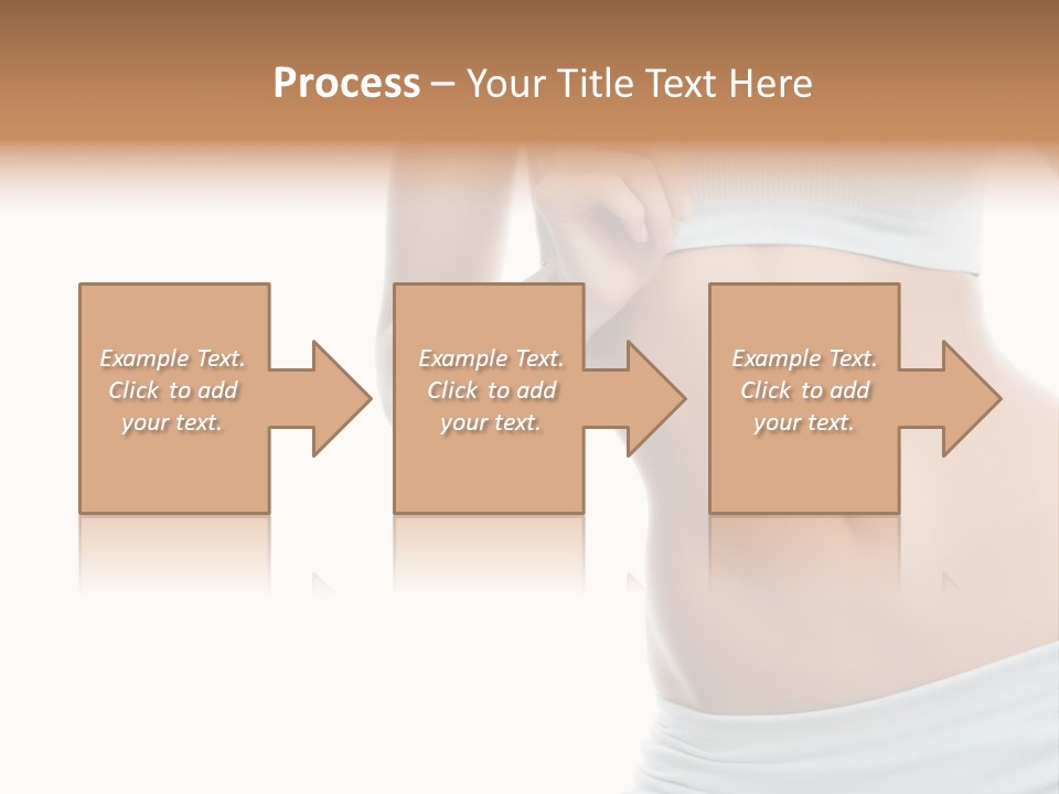 Waist Model Beauty PowerPoint Template