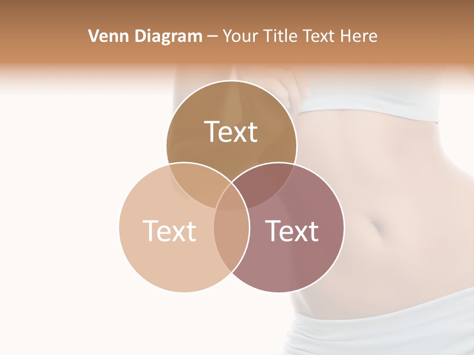 Waist Model Beauty PowerPoint Template