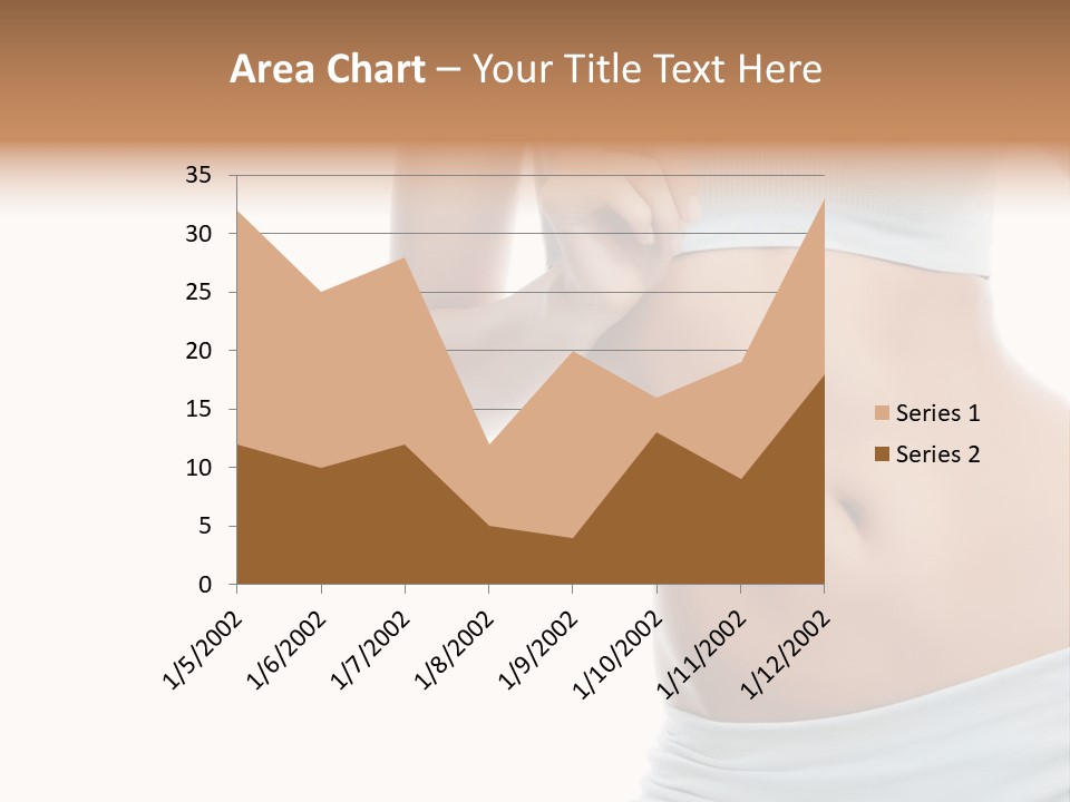 Waist Model Beauty PowerPoint Template