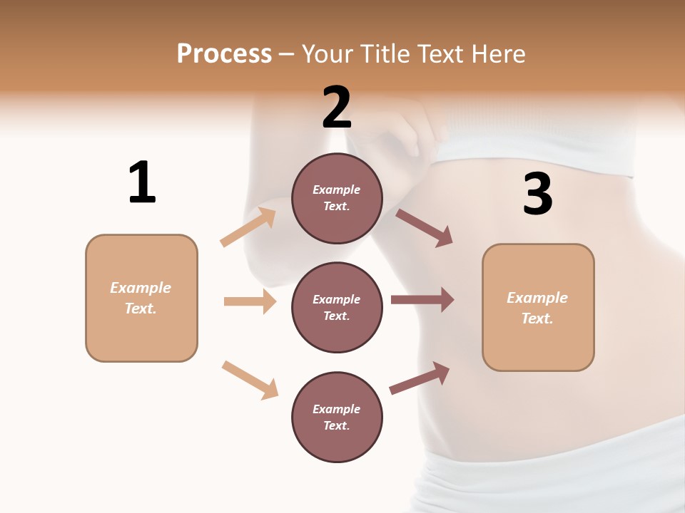 Waist Model Beauty PowerPoint Template