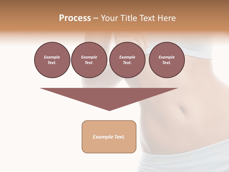 Waist Model Beauty PowerPoint Template