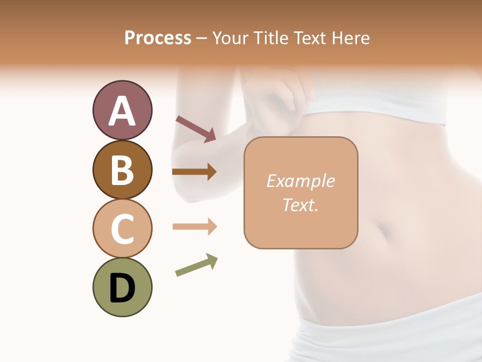 Waist Model Beauty PowerPoint Template