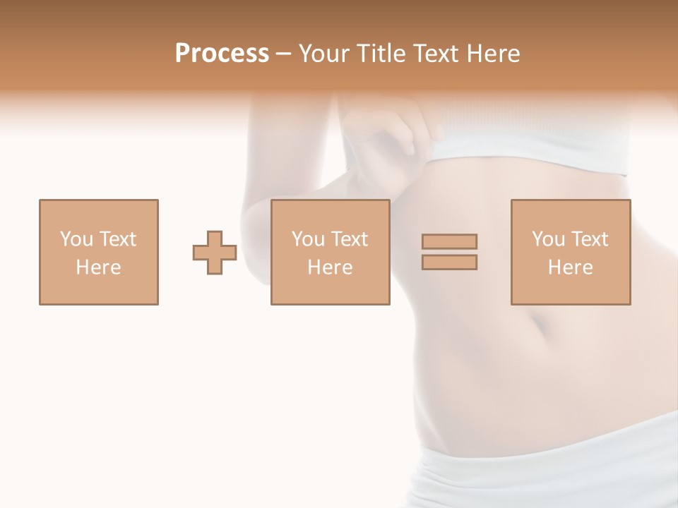 Waist Model Beauty PowerPoint Template