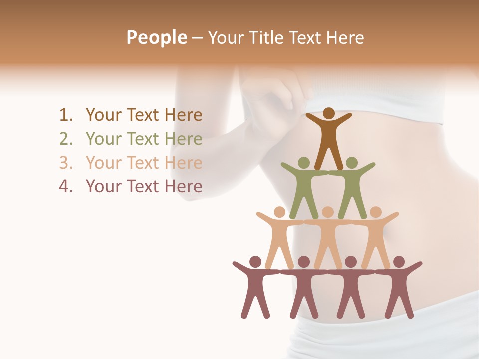 Waist Model Beauty PowerPoint Template