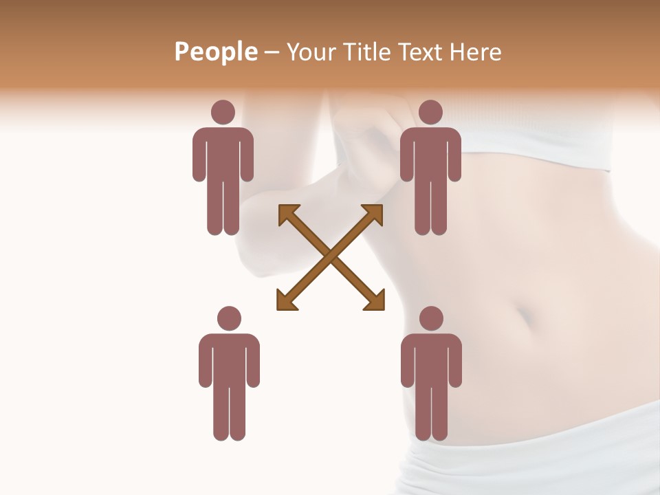 Waist Model Beauty PowerPoint Template