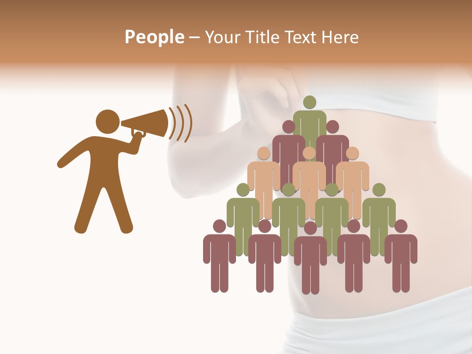 Waist Model Beauty PowerPoint Template