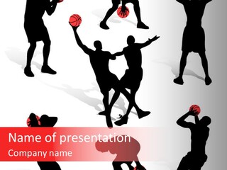 Jump Dribble League PowerPoint Template