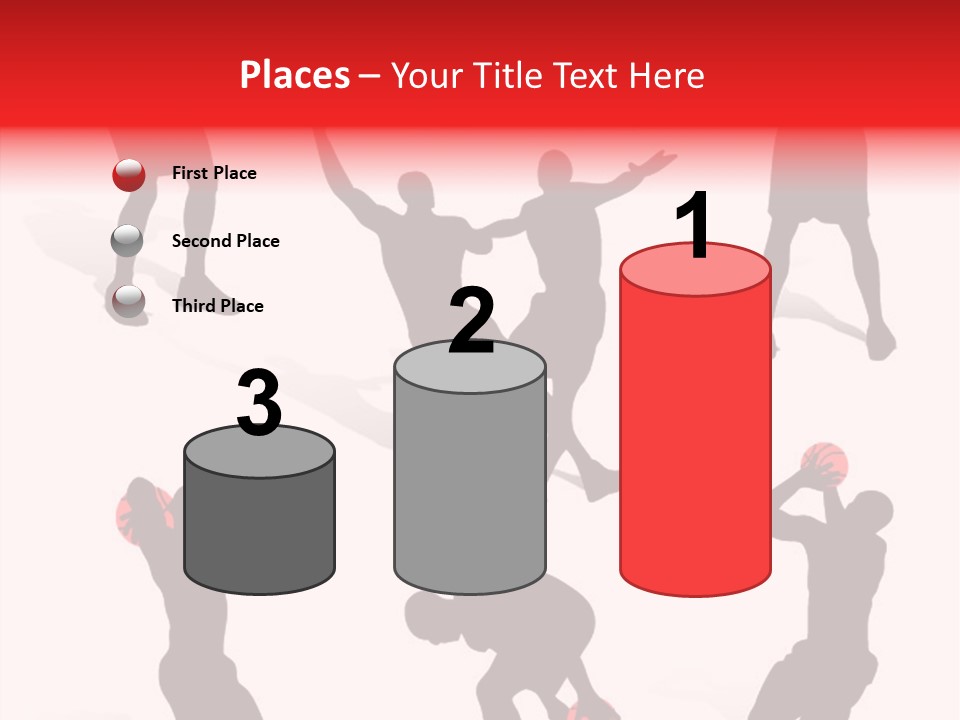 Jump Dribble League PowerPoint Template