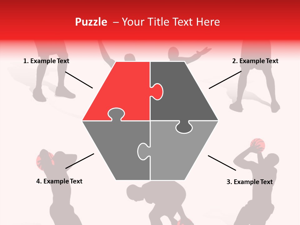 Jump Dribble League PowerPoint Template