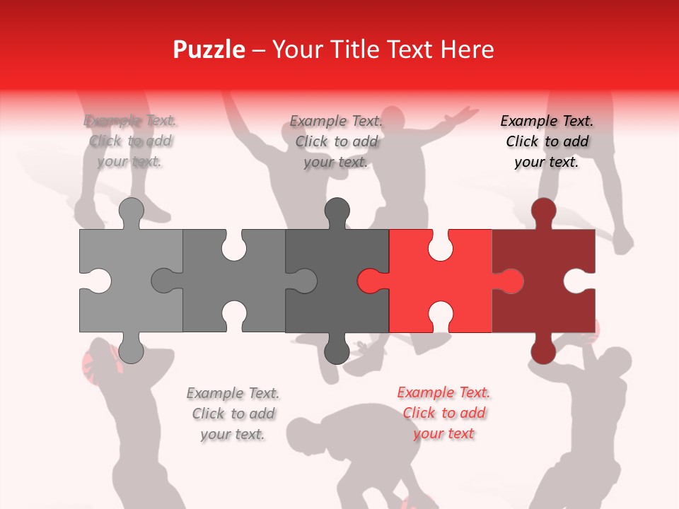 Jump Dribble League PowerPoint Template