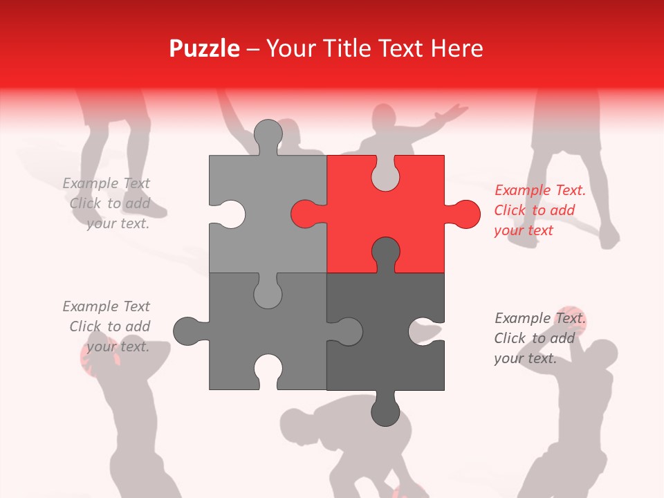 Jump Dribble League PowerPoint Template