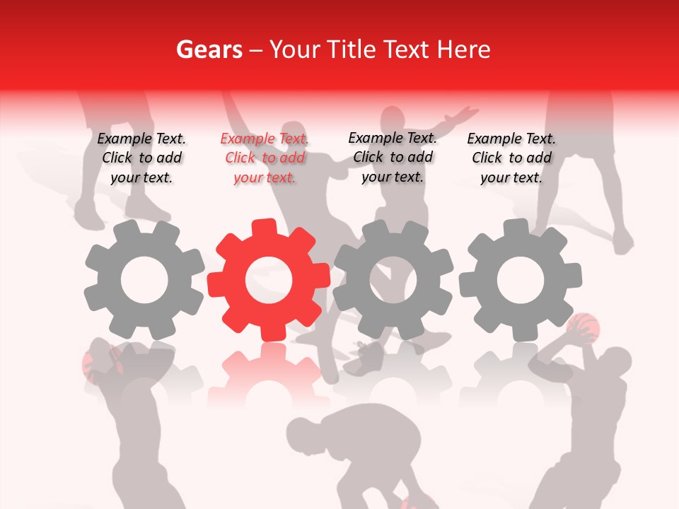 Jump Dribble League PowerPoint Template