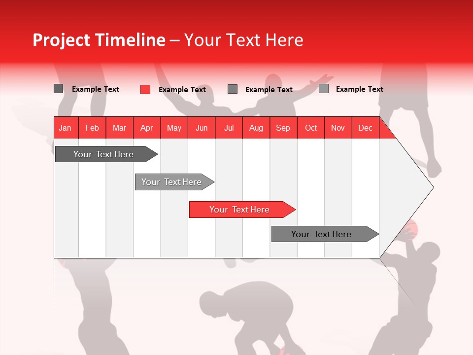 Jump Dribble League PowerPoint Template