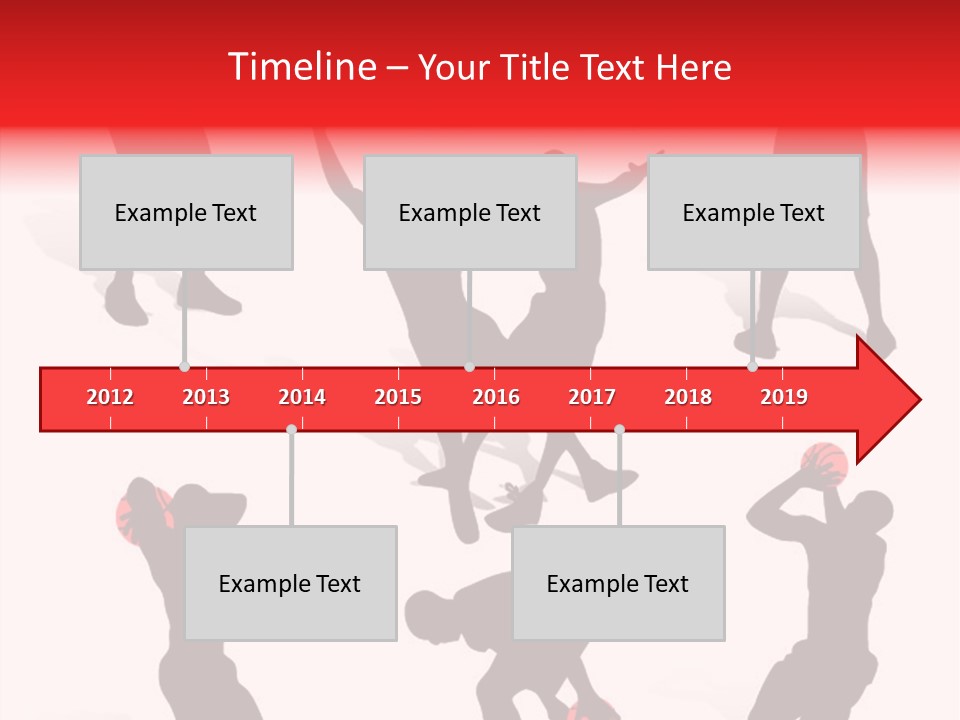 Jump Dribble League PowerPoint Template