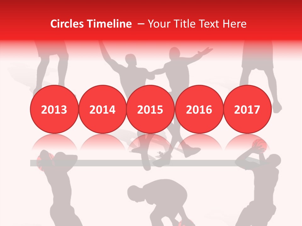 Jump Dribble League PowerPoint Template