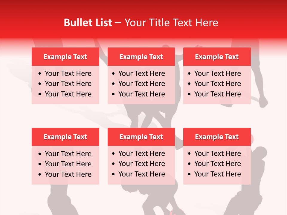 Jump Dribble League PowerPoint Template