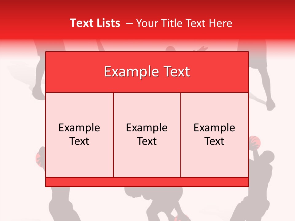 Jump Dribble League PowerPoint Template
