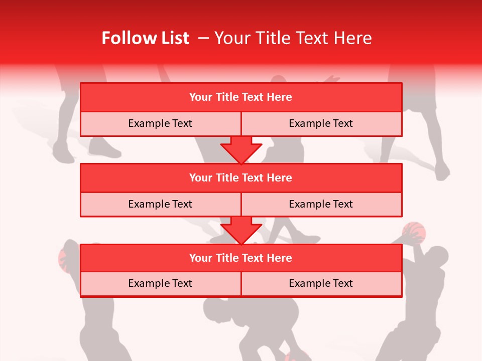 Jump Dribble League PowerPoint Template