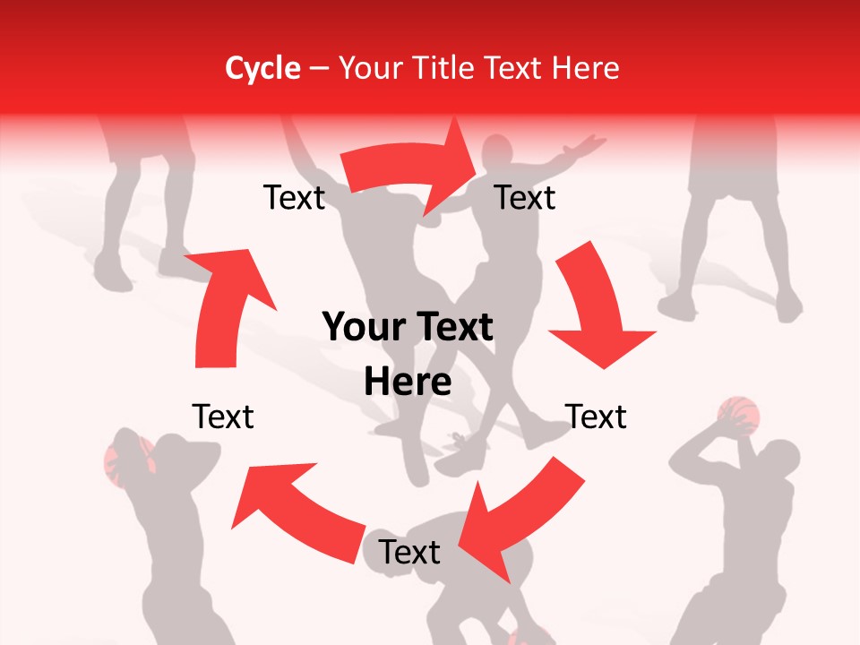 Jump Dribble League PowerPoint Template