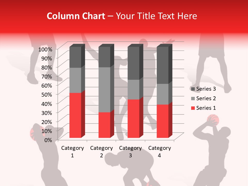 Jump Dribble League PowerPoint Template