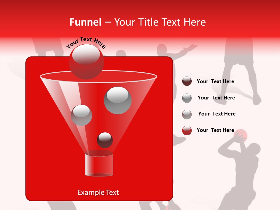 Jump Dribble League PowerPoint Template