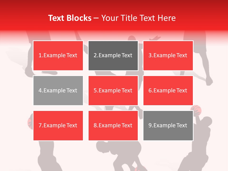 Jump Dribble League PowerPoint Template