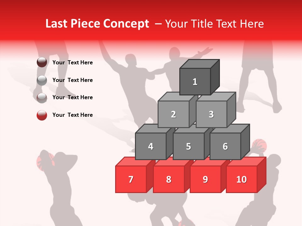 Jump Dribble League PowerPoint Template